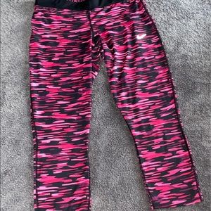 Nike pink camo leggings